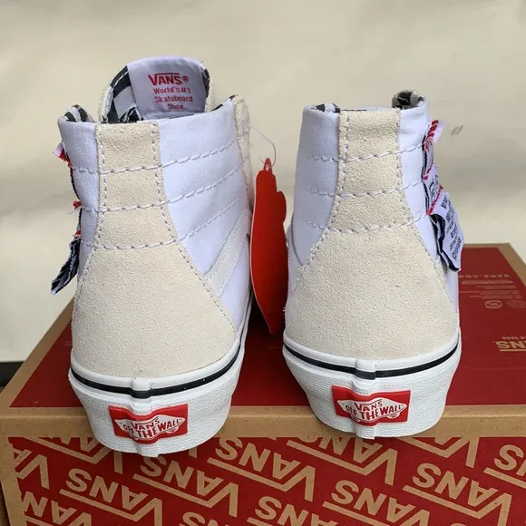 VANS SK8-Hi TAPERED DIY White/True White WMNS