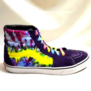 Vans Sk8-Hi Tie Dye Hightop sneakers (Unisex m size 8, w size 9.5)