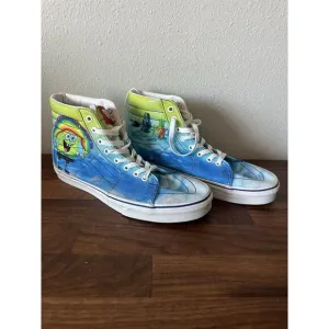 Vans Sk8-Hi x Spongebob Squarepants 'Imagination' Skate Shoes Sneakers Size 10.5