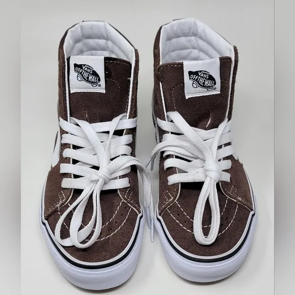 Vans Sk8 High Rain Drum Brown Sneakers  Unisex Mens Sz 4/Wnms 5.5 VN0A5JM8EE New