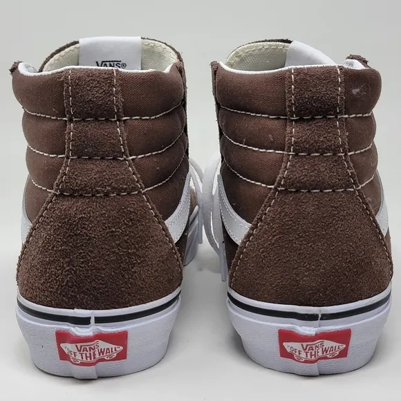 Vans Sk8 High Rain Drum Brown Sneakers  Unisex Mens Sz 4/Wnms 5.5 VN0A5JM8EE New