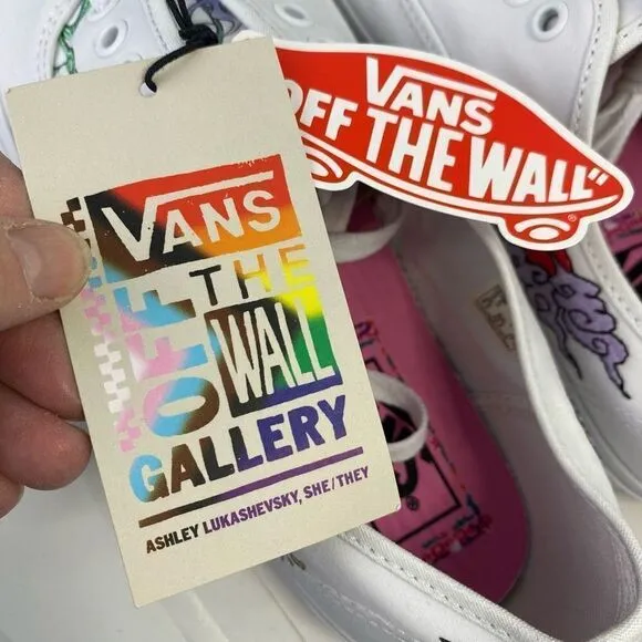 VANS Sneakers Limited Otw Gallery Authentic Shoes Ashley Lukashevsky Embroidered