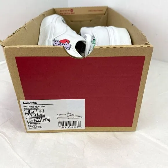 VANS Sneakers Limited Otw Gallery Authentic Shoes Ashley Lukashevsky Embroidered