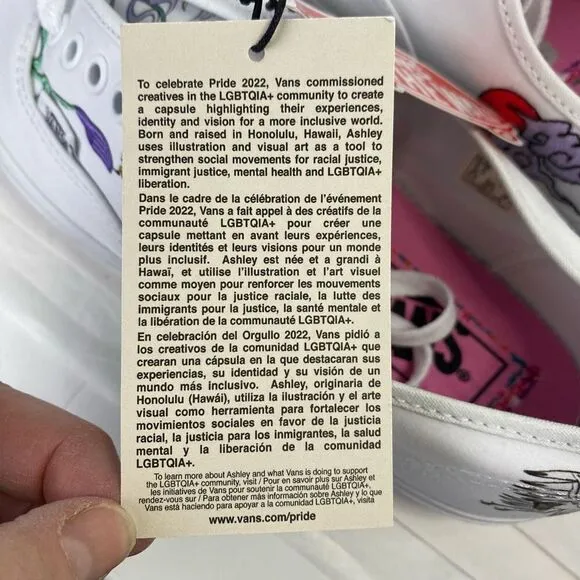 VANS Sneakers Limited Otw Gallery Authentic Shoes Ashley Lukashevsky Embroidered