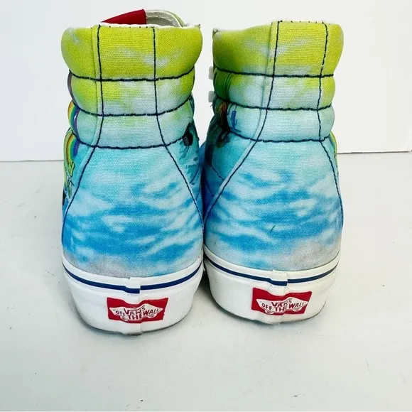VANS SPONGEBOB UNISEX SH8-HI Men’s 9 Women’s 10.5 Sneakers
