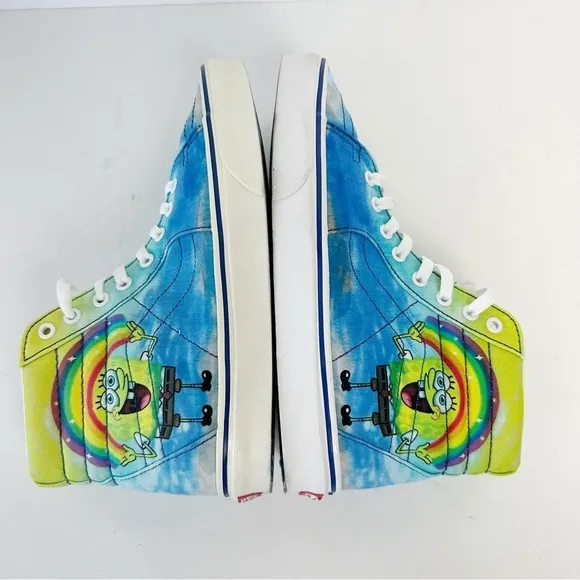 VANS SPONGEBOB UNISEX SH8-HI Men’s 9 Women’s 10.5 Sneakers