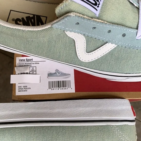 VANS SPORT DENIM Washed/True White WMNS
