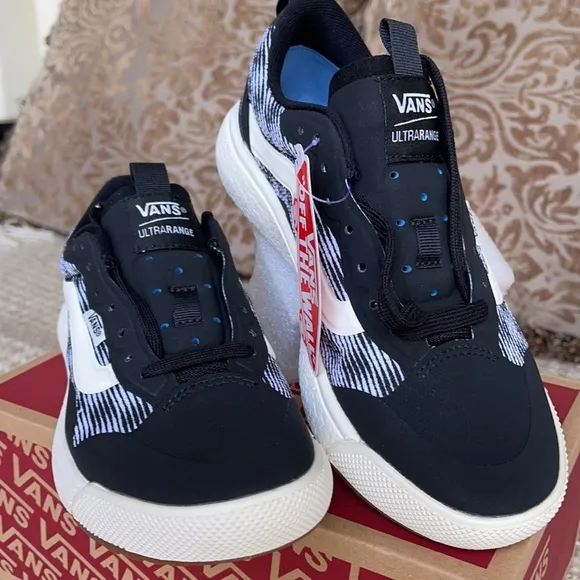 Vans Ultrarange Exo Blur Checker Black/MarshmallwW