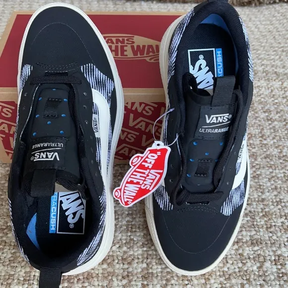 Vans Ultrarange Exo Blur Checker Black/MarshmallwW