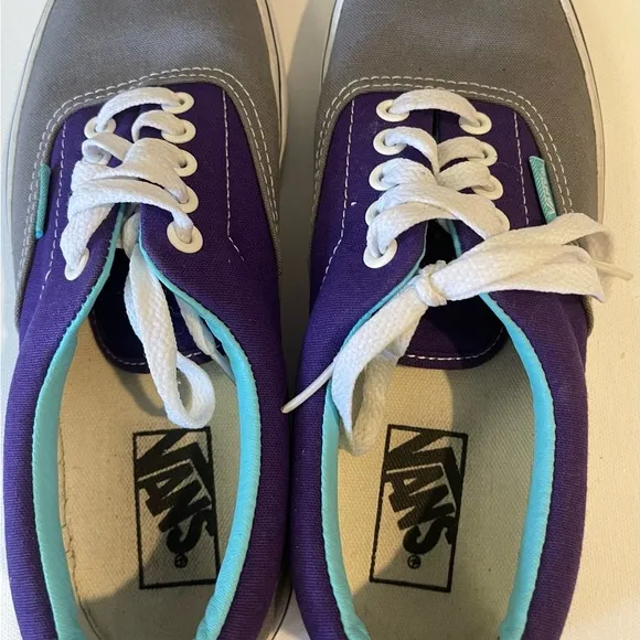 Vans unisex LPE grey / purple 2 tone skate sneakers
