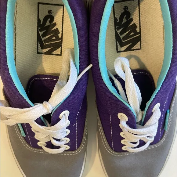Vans unisex LPE grey / purple 2 tone skate sneakers