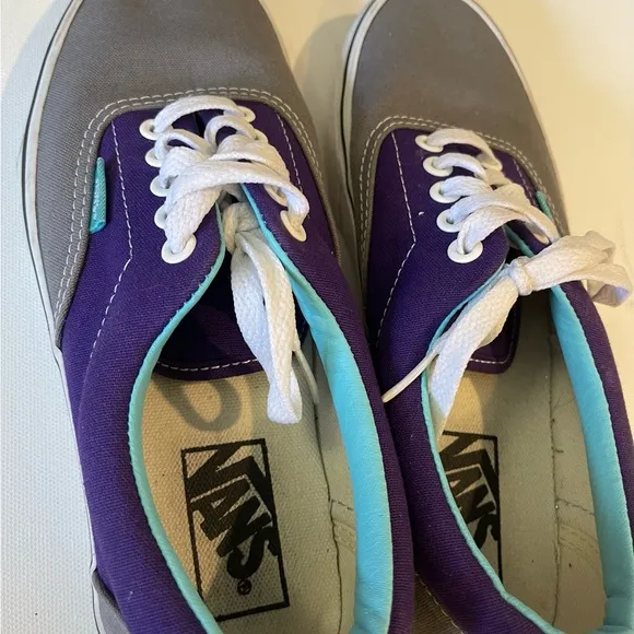Vans unisex LPE grey / purple 2 tone skate sneakers