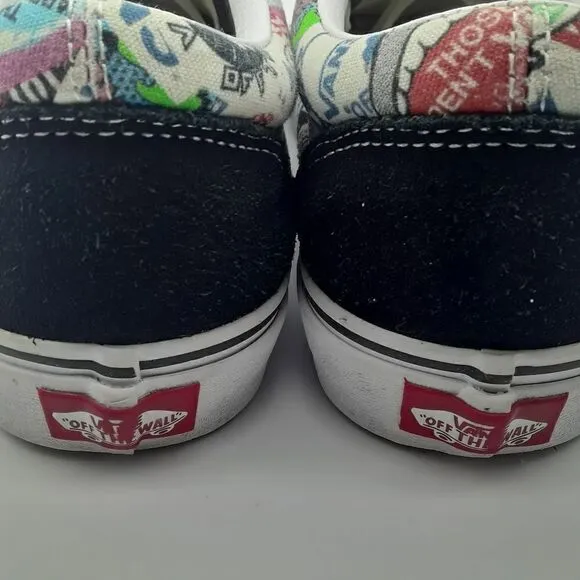 Van's Unisex Mash Up Old Skool Sneakers Size Men's 7 Women's 8,5