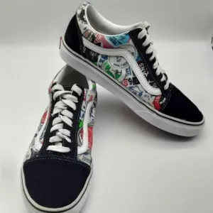 Van's Unisex Mash Up Old Skool Sneakers Size Men's 7 Women's 8,5