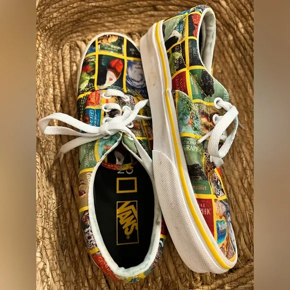Vans Unisex National Geographic Collaboration Era Sneakers Magazine