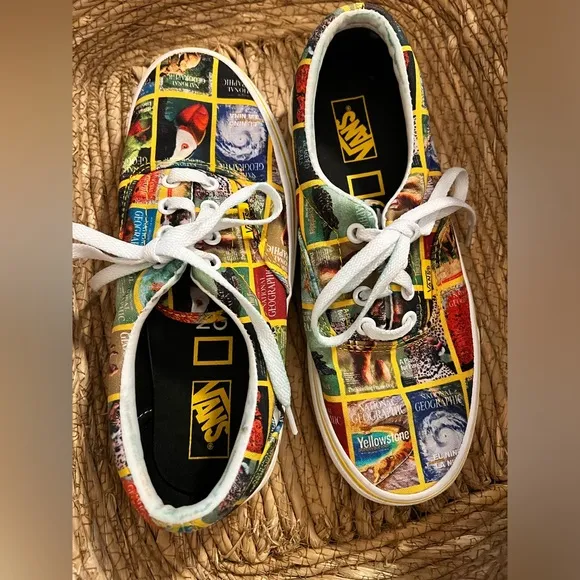 Vans Unisex National Geographic Collaboration Era Sneakers Magazine
