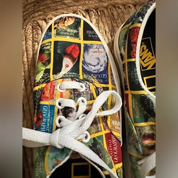 Vans Unisex National Geographic Collaboration Era Sneakers Magazine