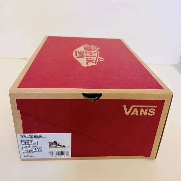 Vans Unisex SK8-Hi 138 Decon High-Top Sneakers in Leopard Women’s Size 6