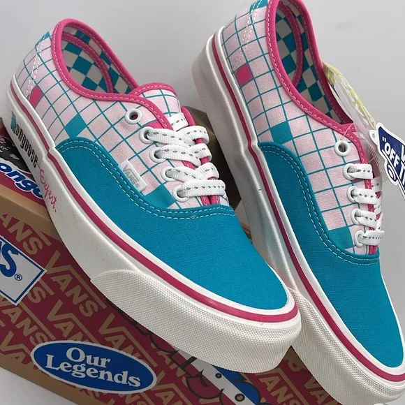 Vans WMNS Authentic 44 DOur Legends Mongoose TurqVN0A7Q5CFZP Checkered Sneaker