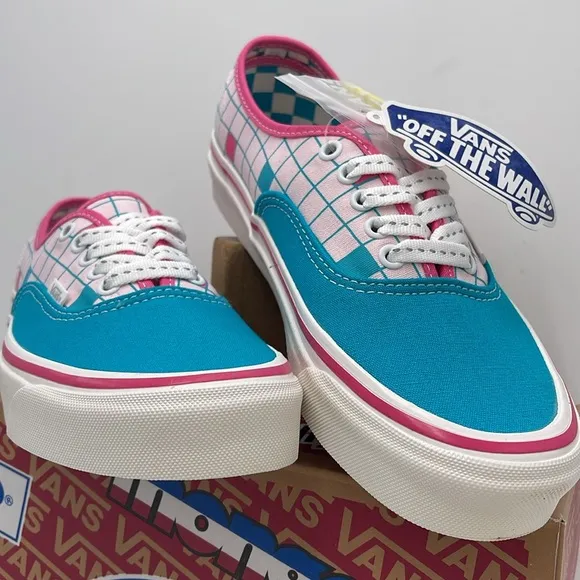 Vans WMNS Authentic 44 DOur Legends Mongoose TurqVN0A7Q5CFZP Checkered Sneaker
