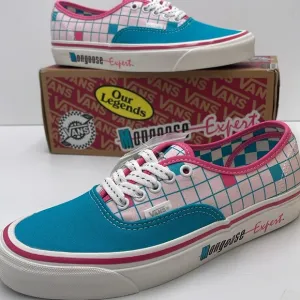 Vans WMNS Authentic 44 DOur Legends Mongoose TurqVN0A7Q5CFZP Checkered Sneaker