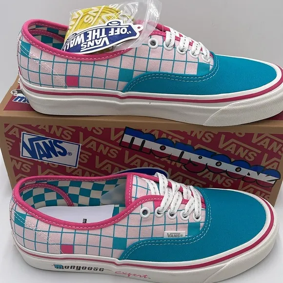 Vans WMNS Authentic 44 DOur Legends Mongoose TurqVN0A7Q5CFZP Checkered Sneaker