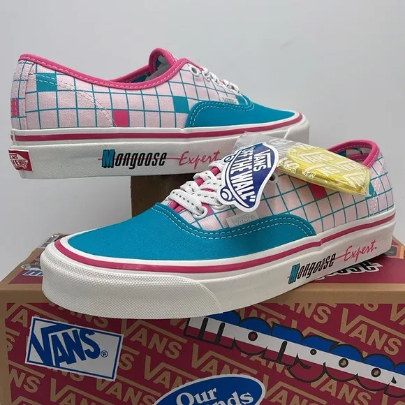 Vans WMNS Authentic 44 DOur Legends Mongoose TurqVN0A7Q5CFZP Checkered Sneaker