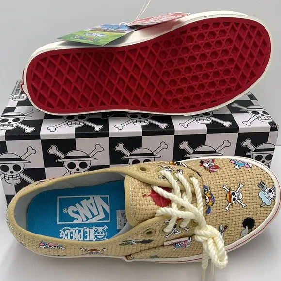 Vans WMNS AuthenticOne Piece Straw Hat CrewVN0A5JMPKKK Sneakers Beige