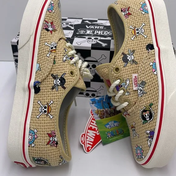 Vans WMNS AuthenticOne Piece Straw Hat CrewVN0A5JMPKKK Sneakers Beige