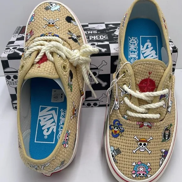Vans WMNS AuthenticOne Piece Straw Hat CrewVN0A5JMPKKK Sneakers Beige