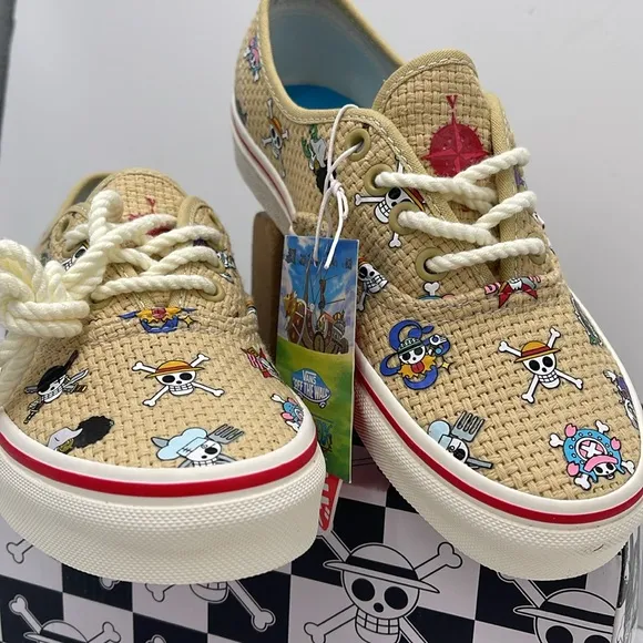 Vans WMNS AuthenticOne Piece Straw Hat CrewVN0A5JMPKKK Sneakers Beige