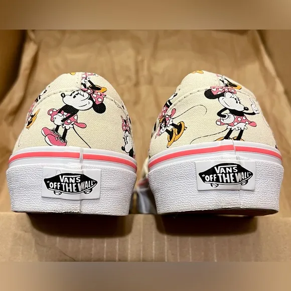 Vans x Disney Minnie Mouse Classic Slip On Shoes