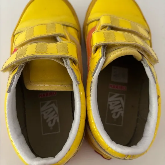 Vans x Haribo rare gummy bear yellow Velcro sneakers sz 12