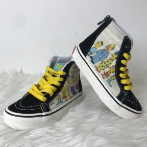 Vans x The Simpsons Kids Sk8-Hi Zip- Limited Edition Size 11