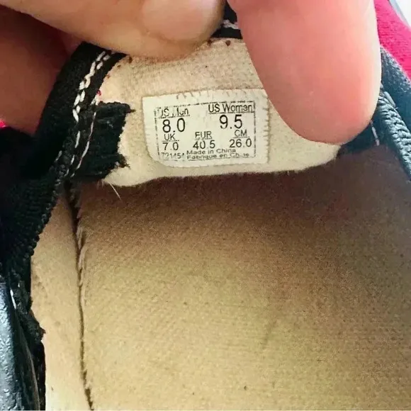 Vans Customized Slip Ons With Smokinhot Vapors Written On The Back Of The Shoes
