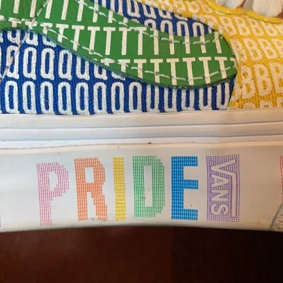 Vans SK8-Hi Pride Rainbow Shoes like new unisex
