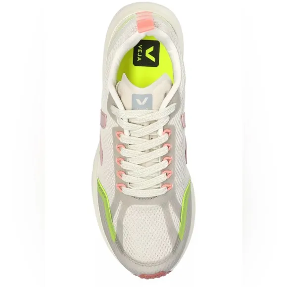 VEJA Condor 2 Vegan Alveomesh Natural Babe Jaune Flou Trainer Sneakers.