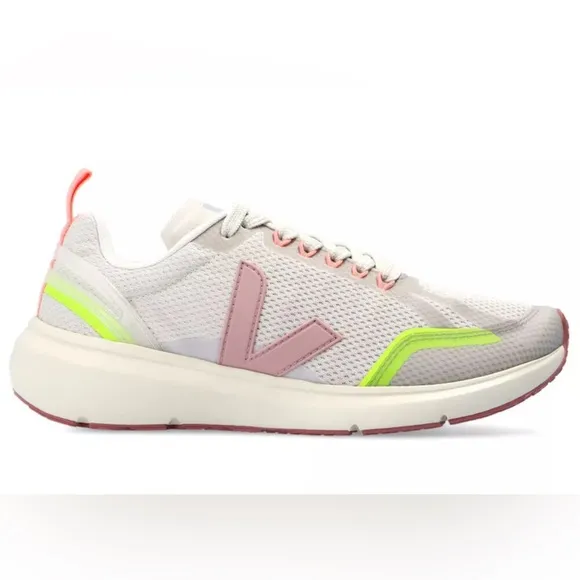 VEJA Condor 2 Vegan Alveomesh Natural Babe Jaune Flou Trainer Sneakers.