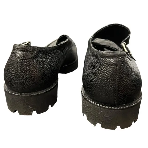 Vero Cuoio Double Monk‎ Strap Pebbled Leather Dress Shoes Mens Sz 11 Eva Light