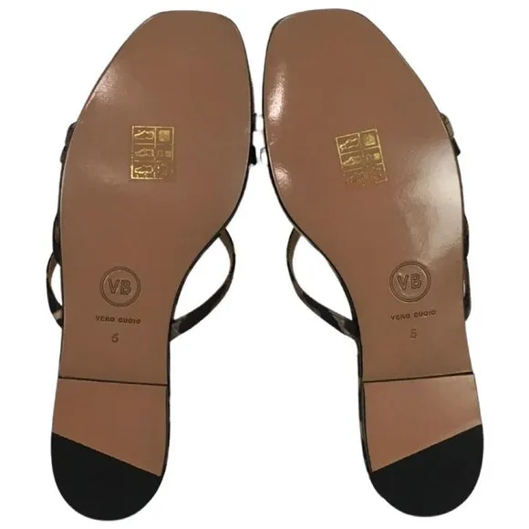 Veronica Beard Women Sandals Martha Satin Leopard Color  Size 11 and 5  gi01