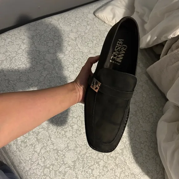 Versace Men's Black Loafers