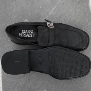 Versace Men's Black Loafers