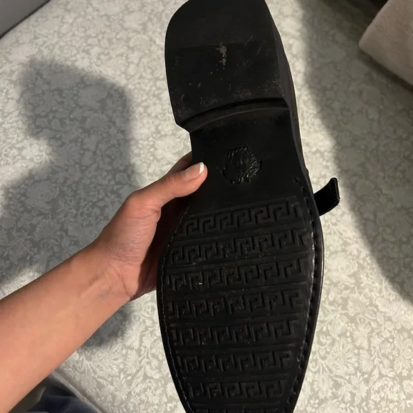 Versace Men's Black Loafers