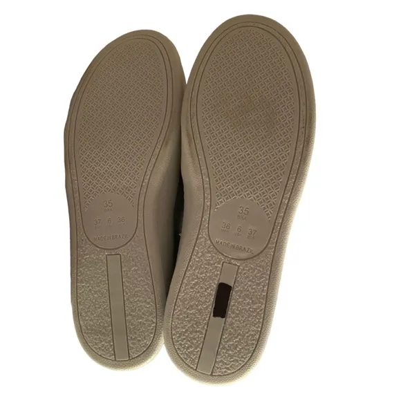 VIA SCARPA Woman’s Bronze Brazilian Slip On Sneaker Tennis Shoes Out of Stock!