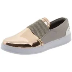 VIA SCARPA Woman’s Bronze Brazilian Slip On Sneaker Tennis Shoes Out of Stock!