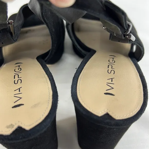 Via Spiga Suede Sandals