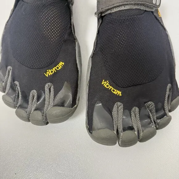 Vibram FiveFingers Treksport Black Gray Barefoot Running Shoes M4485 Mens EU 47