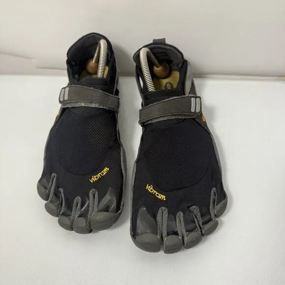 Vibram FiveFingers Treksport Black Gray Barefoot Running Shoes M4485 Mens EU 47
