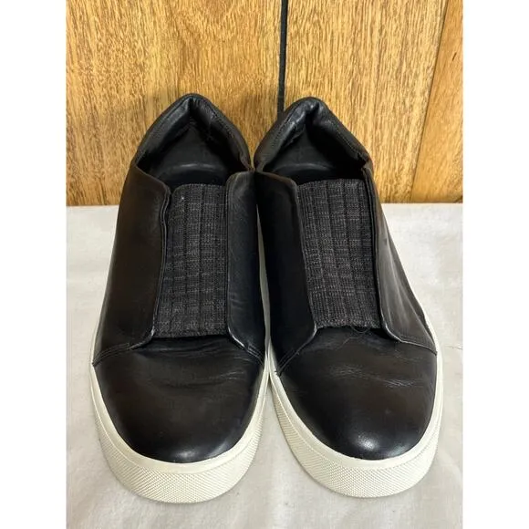 Vince Cantara Women's Leather Slip on Sneakers Shoes Running Black Size 6