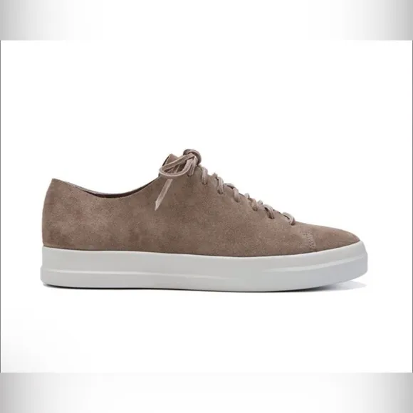 Vince Men's Copeland Tan Suede Sneakers Size 8.5